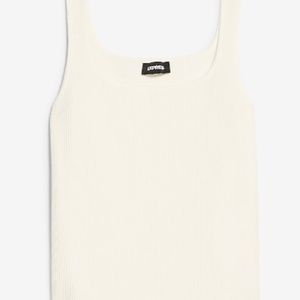 Express Ribbed Square Neck Sweater Tank - Sz S